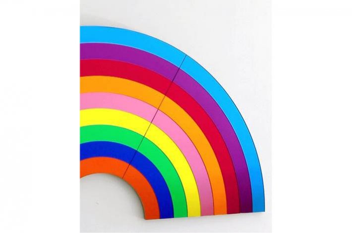 Giant Rainbow Mirror by Bride & Wolfe