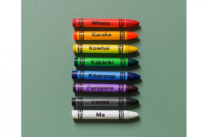 New Zealand Te Reo MÄori crayons by Everyday Needs