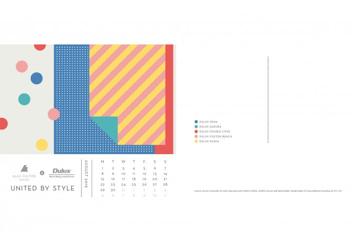 Dulux x AFD United by Style Calendar