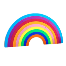Giant Rainbow Mirror by Bride & Wolfe