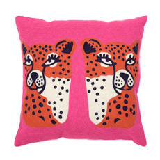 Twinning Cheetahs Pillow by AELFIE