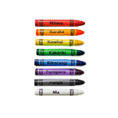 New Zealand Te Reo MÄori crayons by Everyday Needs